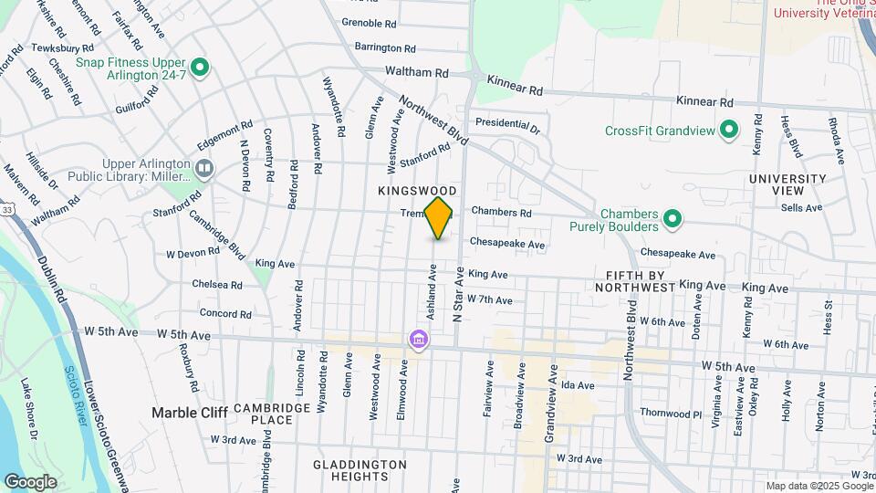 1734-1738 Ashland Ave Map and Location Details