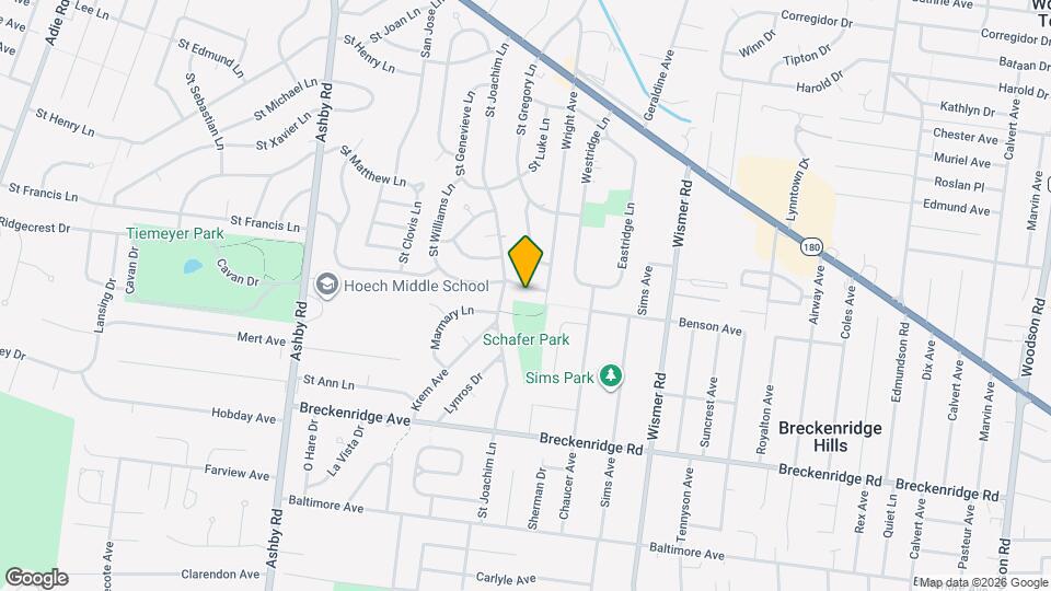 10116 St Katherine Ln Map and Location Details