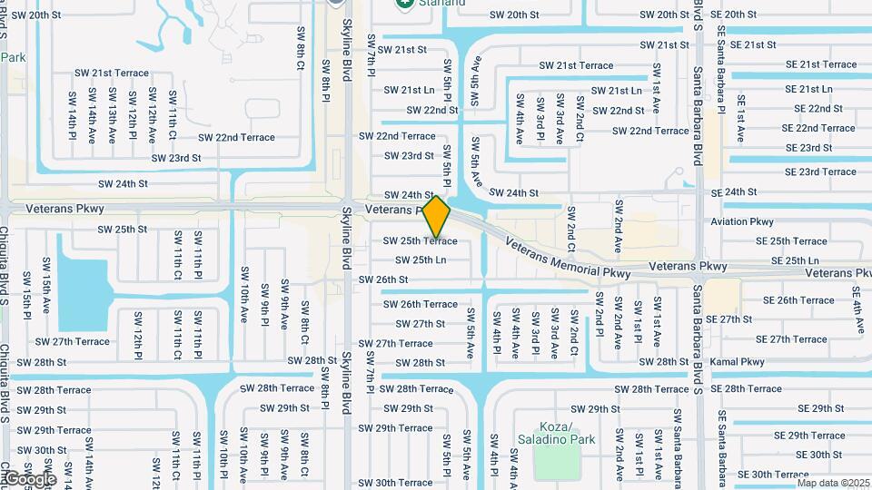 524 SW 25th Terrace Map and Location Details