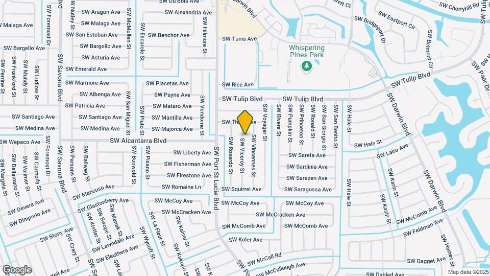 3533 SW Viceroy St Map and Location Details