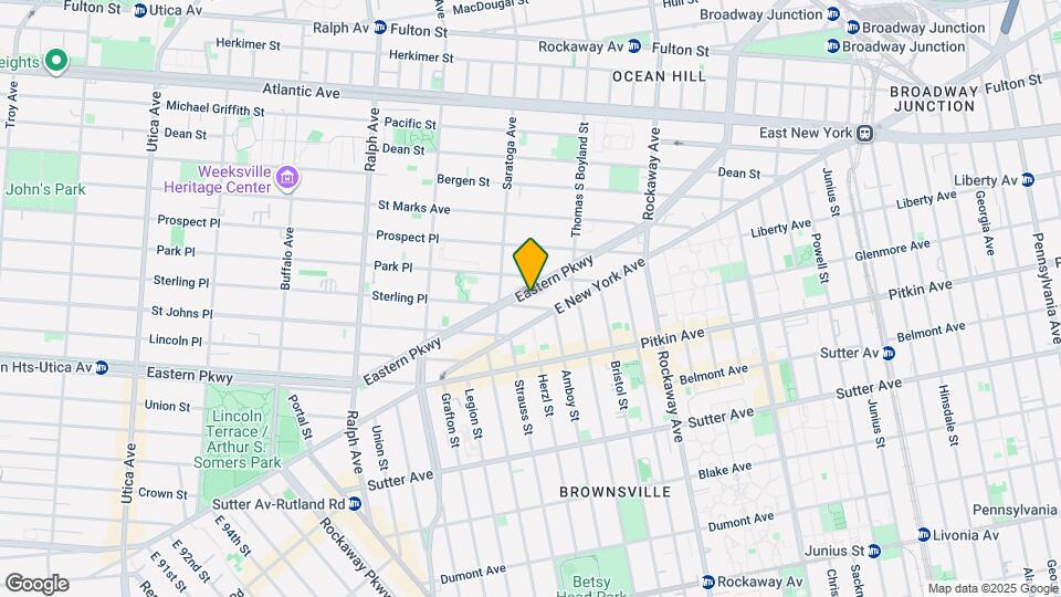 1574 Eastern Pkwy, Unit #3 Mapa y Detalles de la Ubicación