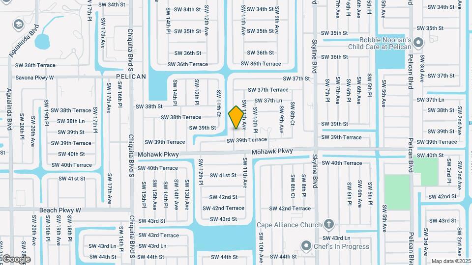 3911 SW 11th Pl Mapa y Detalles de la Ubicación