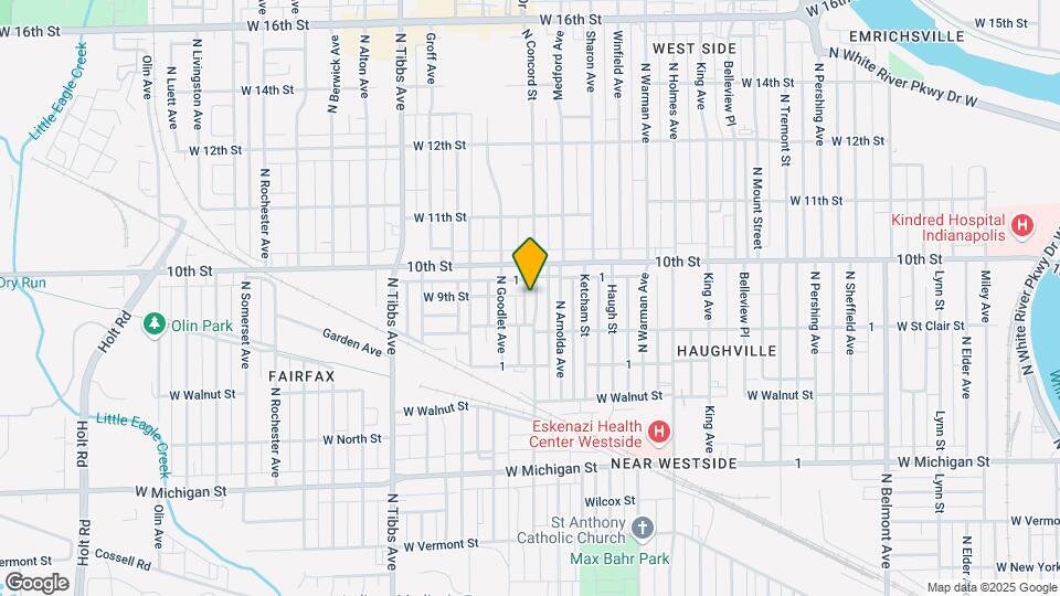 942 N Concord St Map and Location Details