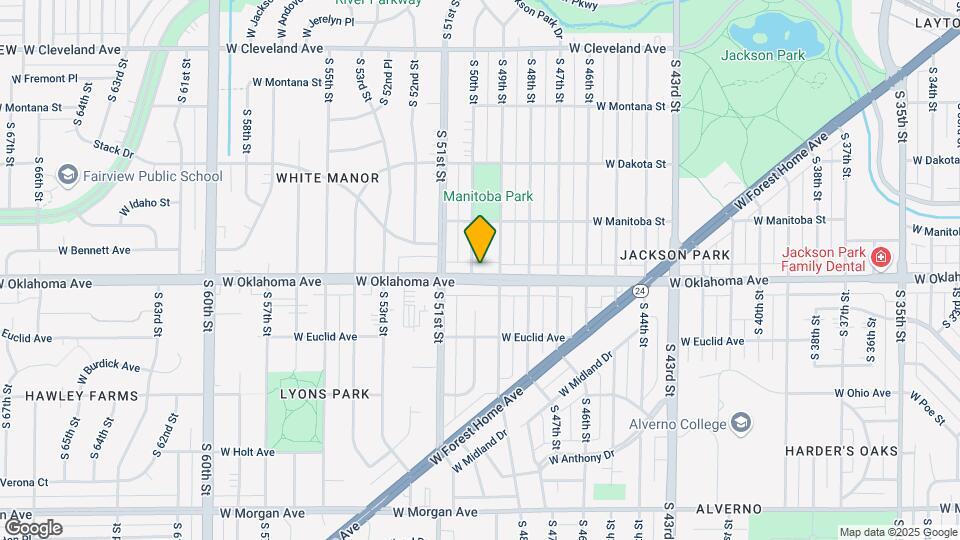 4926 W Oklahoma Ave Map and Location Details