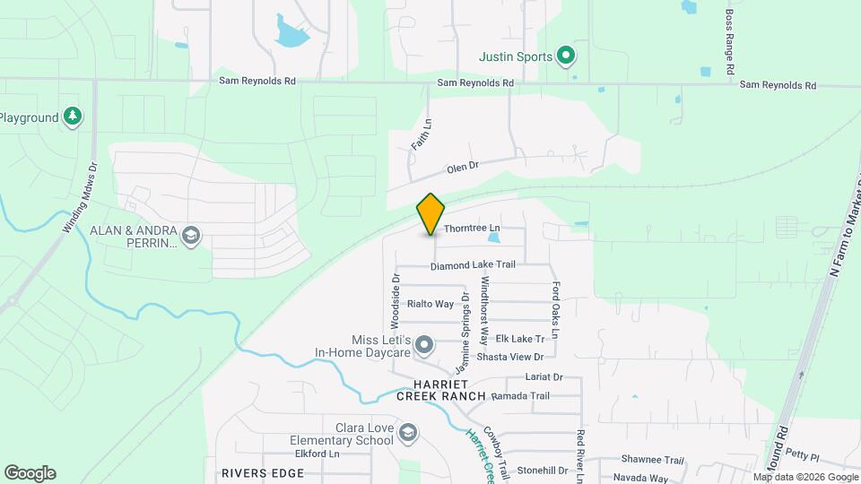 1625 Thorntree Ln Map and Location Details