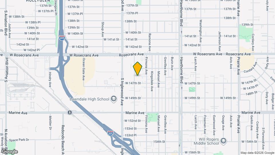 14602 Condon Ave, Unit 14604 Condon Ave Mapa y Detalles de la Ubicación