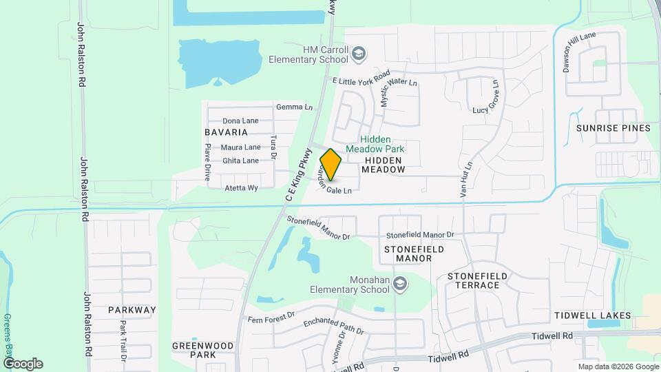 12415 Garden Gale Ln Map and Location Details