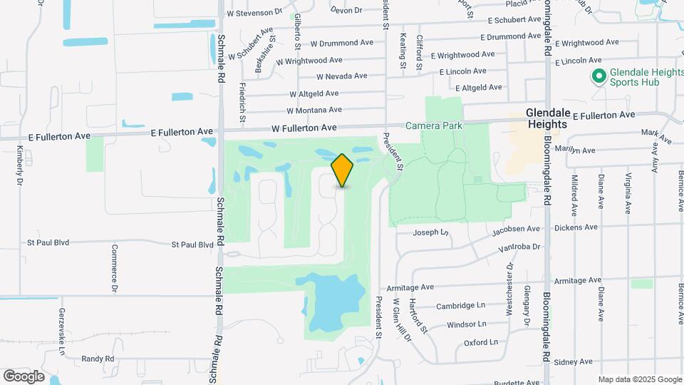 1497 Golfview Dr Mapa y Detalles de la Ubicación