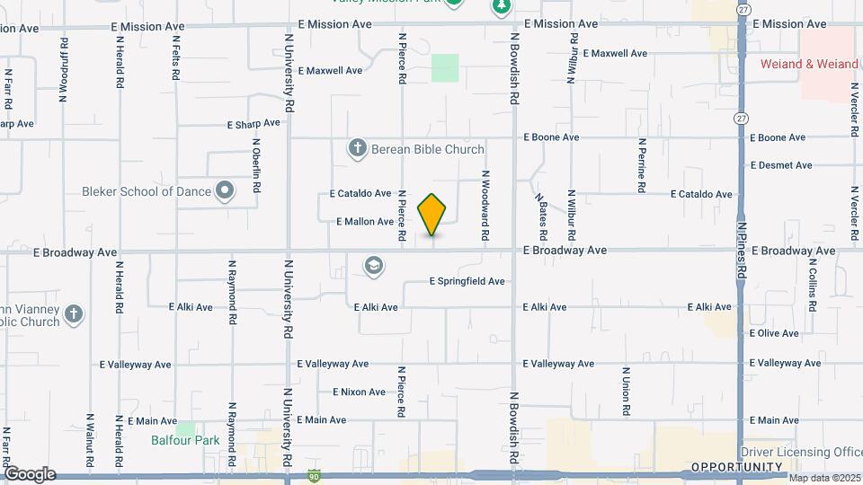 823 Johnson Ct Map and Location Details
