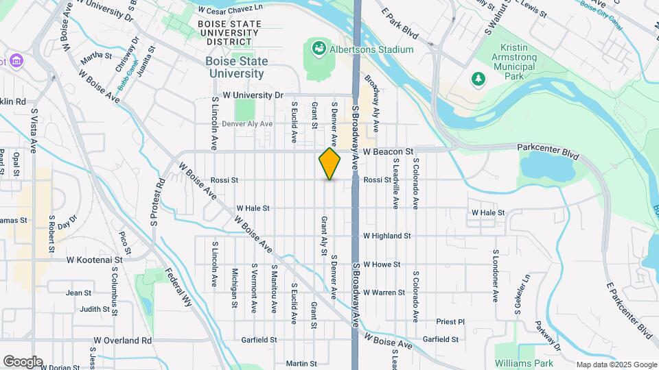 1305 S Denver Ave Map and Location Details