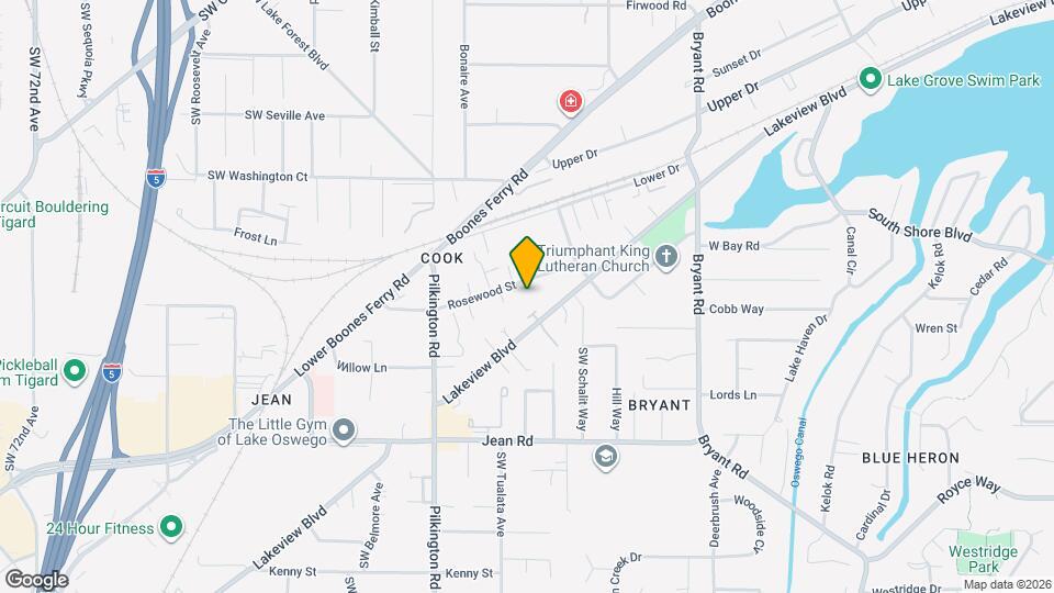 5188 Rosewood St Map and Location Details