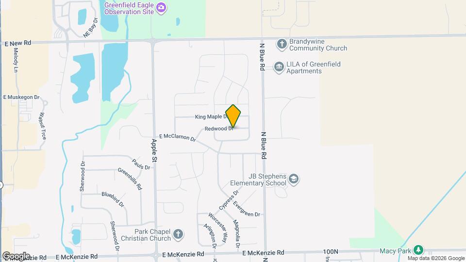 1361 Redwood Dr Map and Location Details