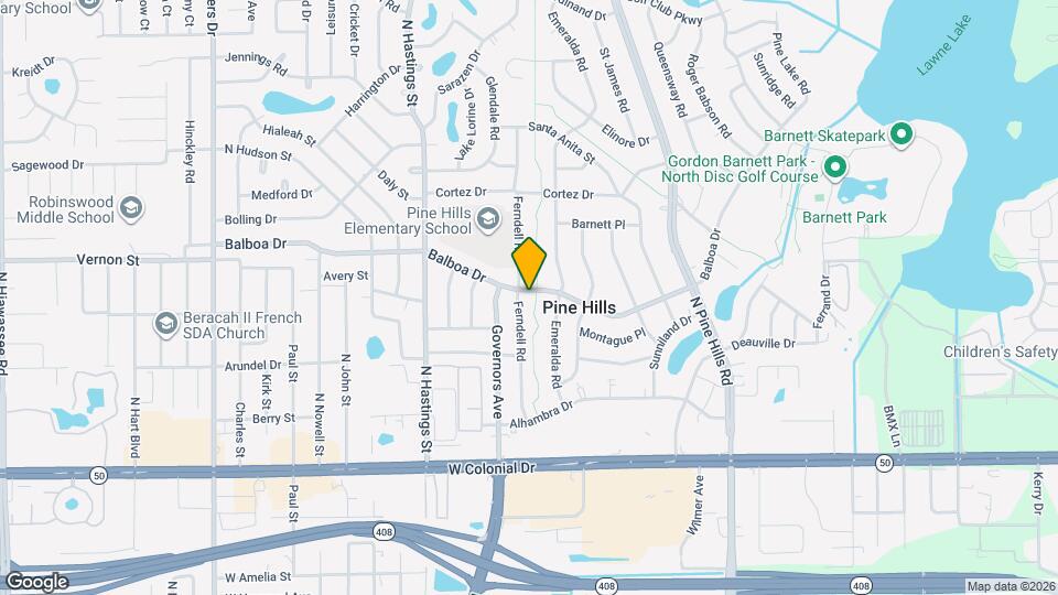 5500 Balboa Dr Map and Location Details