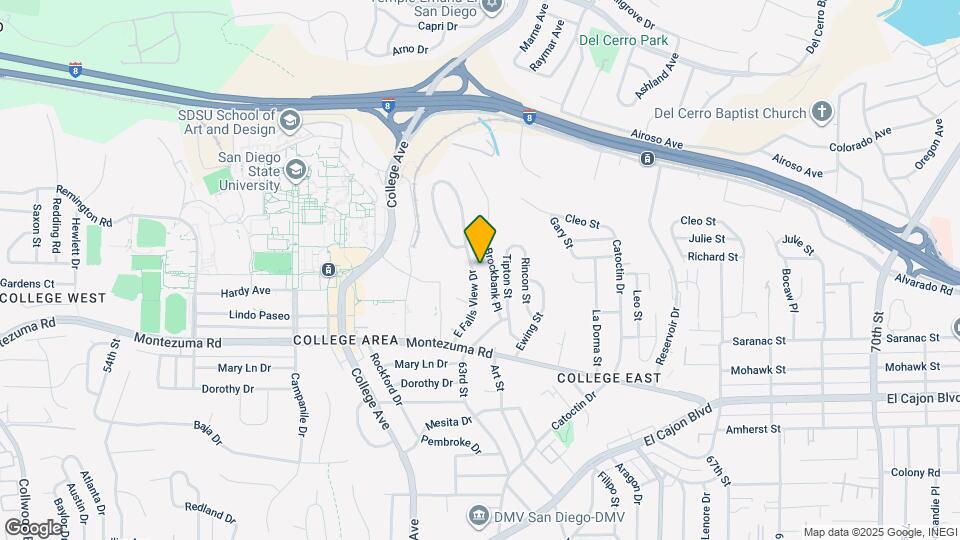 5231 E Falls View Dr Map and Location Details