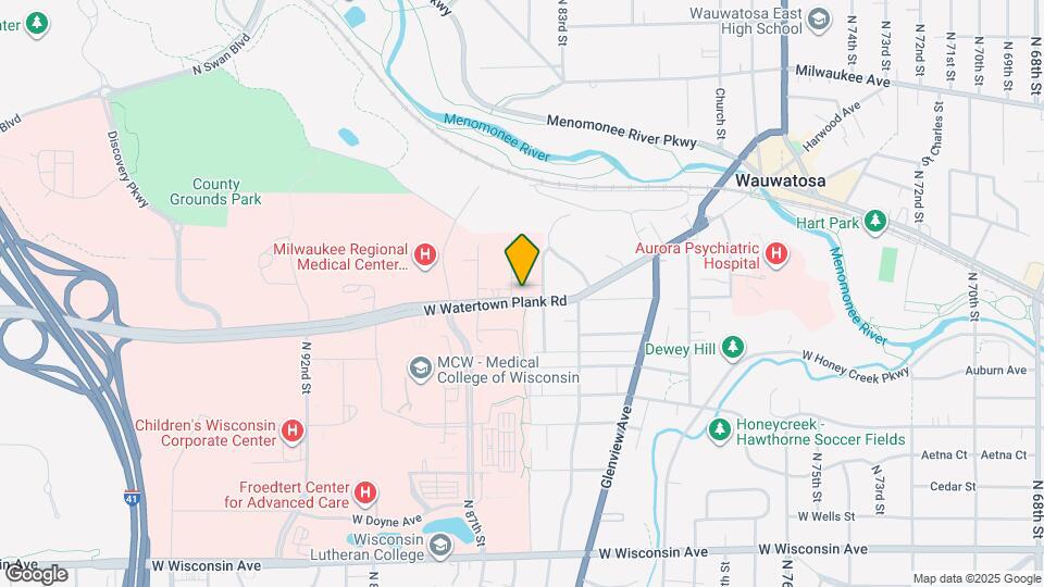 8410 W Watertown Plank Rd Map and Location Details