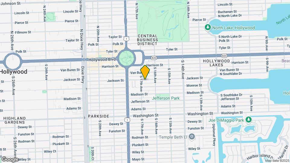 1644 Jackson St Map and Location Details