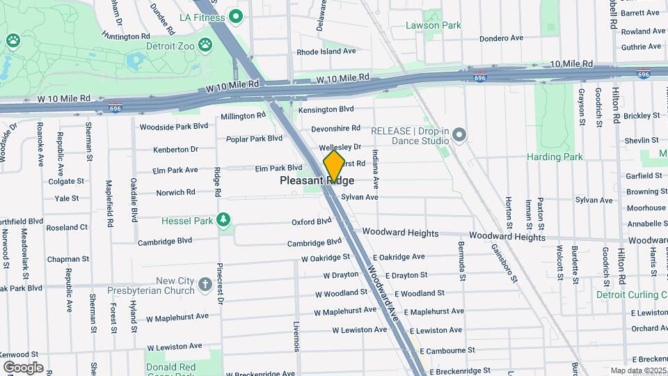 23940-23942 Woodward Ave Mapa y Detalles de la Ubicación
