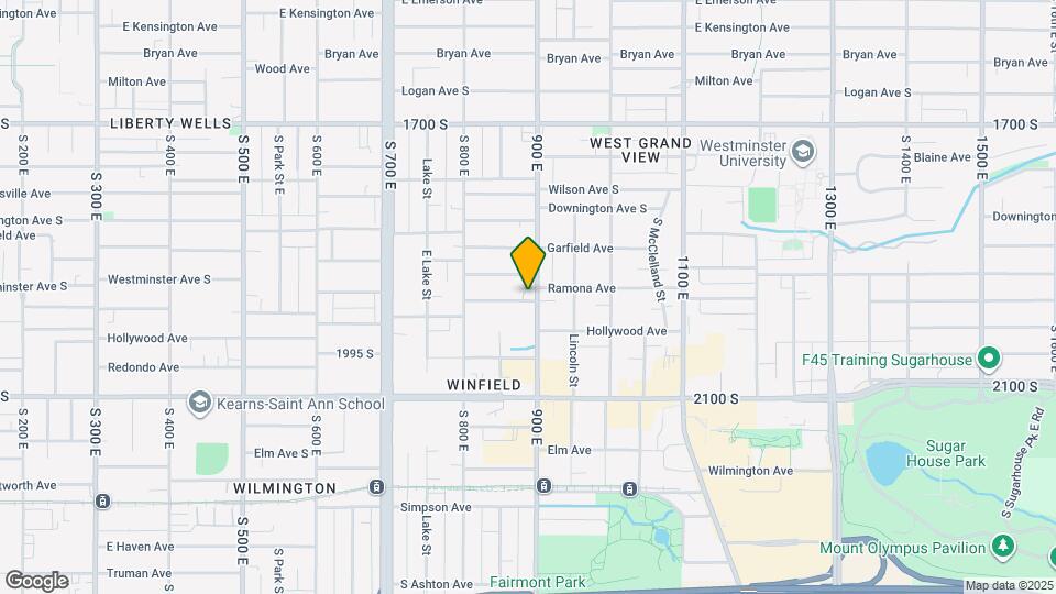 1918 S 900 E Map and Location Details