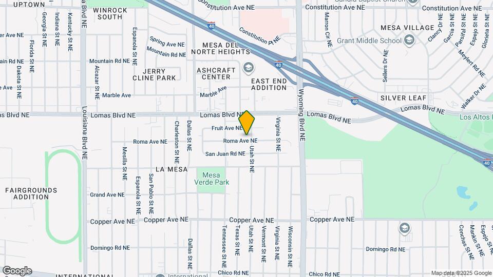 8215 Roma Ave NE Map and Location Details