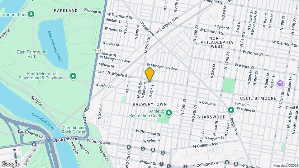 1641 N Newkirk St Map and Location Details