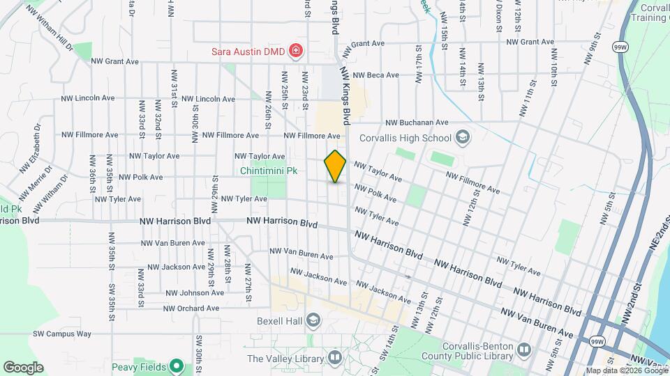 535 NW 21st St Map and Location Details