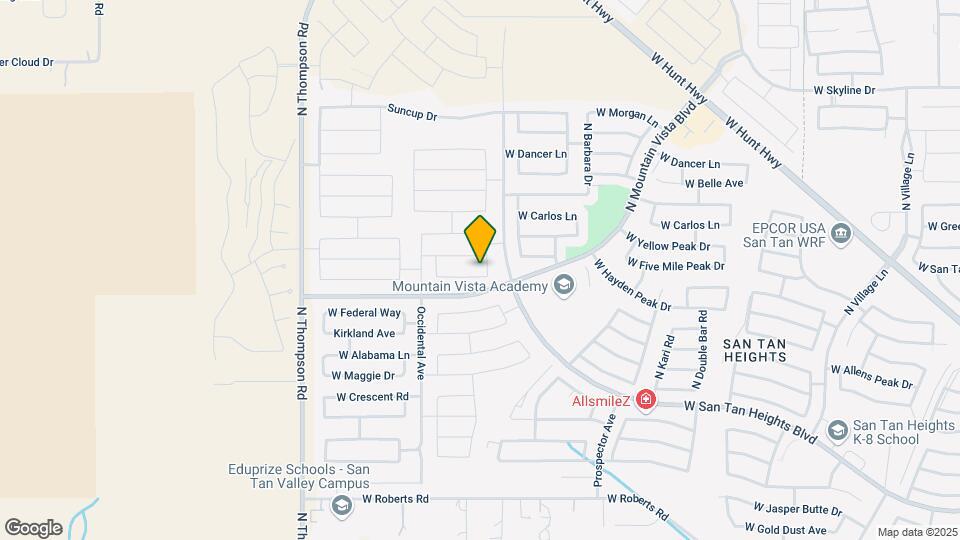 4504 W Saddlebush Way Map and Location Details