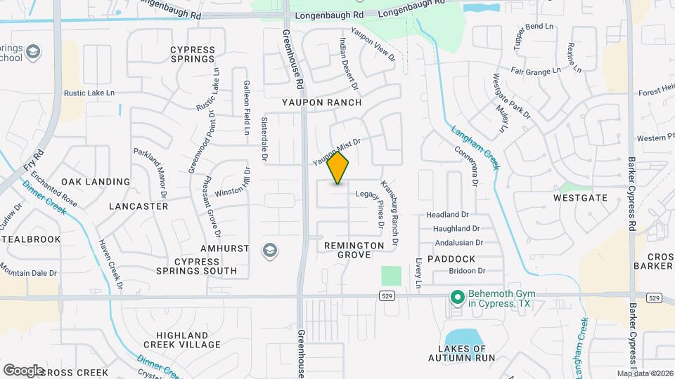 7618 Legacy Pines Dr Map and Location Details