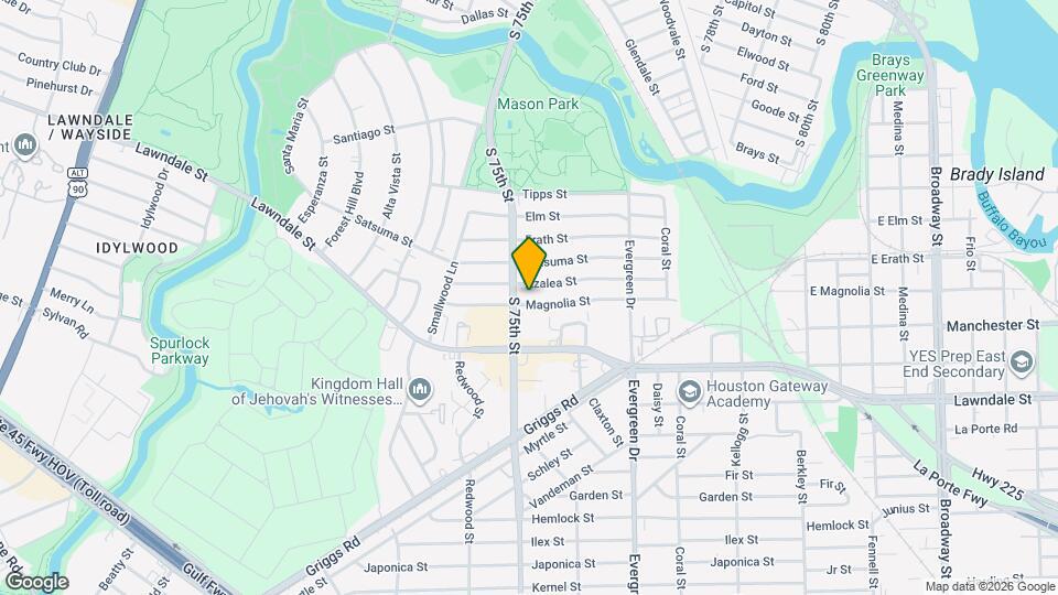 7511 Magnolia St Map and Location Details