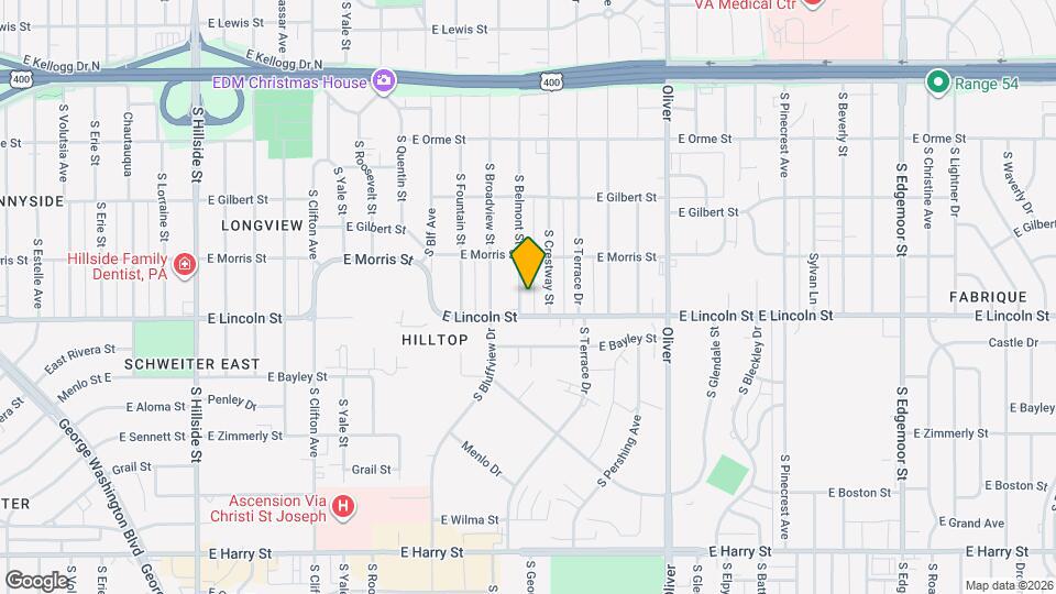 846 S Belmont Ave Map and Location Details