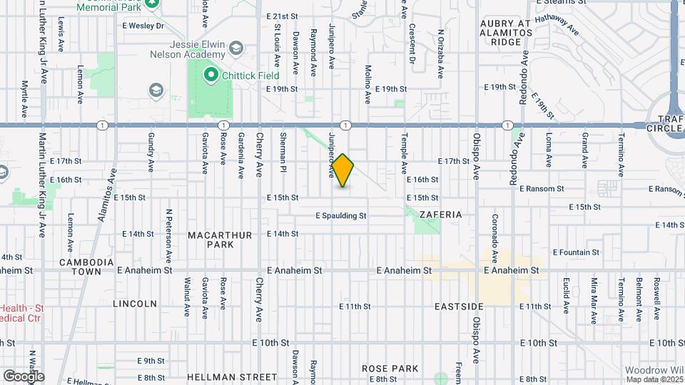 2425 E 15th St Map and Location Details
