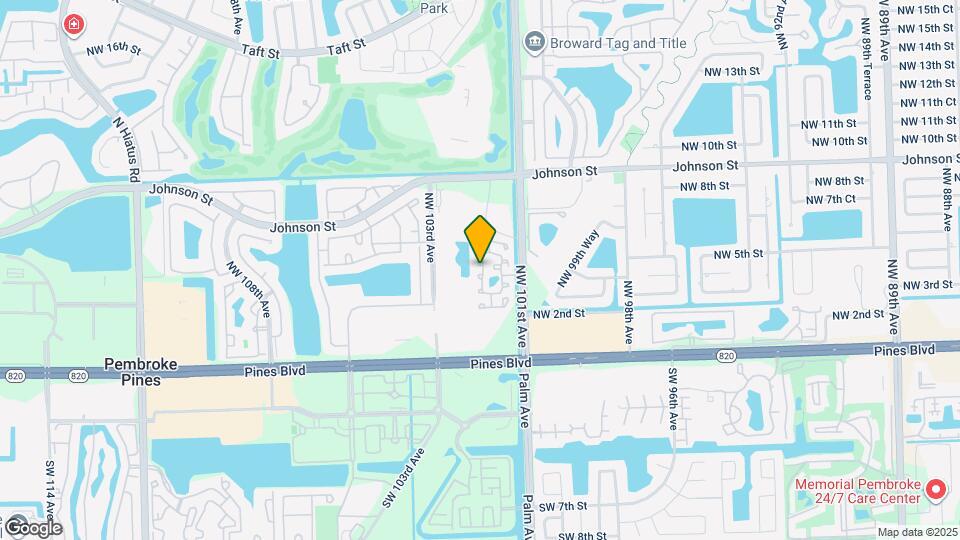 460 NW 102nd Terrace Map and Location Details