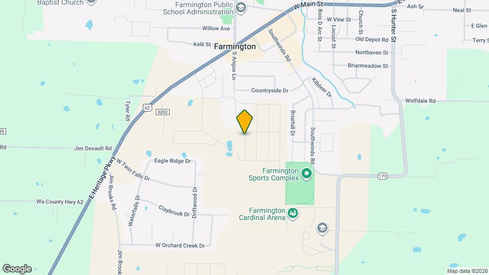 266 S Coventry Map and Location Details