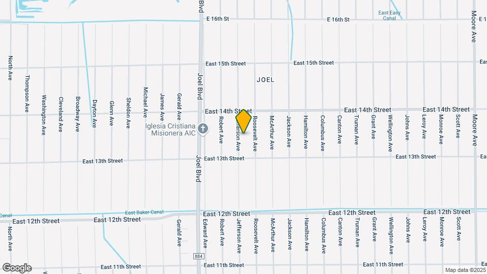 1310 Jefferson Ave Map and Location Details
