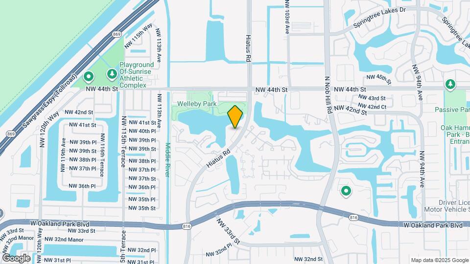 4101 Hiatus Rd Map and Location Details
