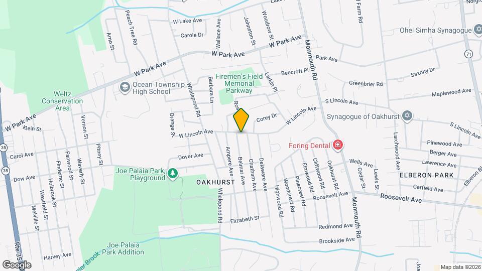 486 W Lincoln Ave Map and Location Details