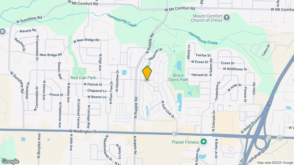 1652 N Golf Club Dr Map and Location Details