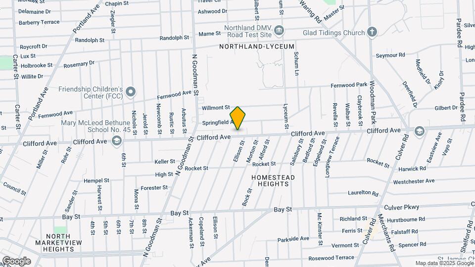 1852 Clifford Ave Map and Location Details