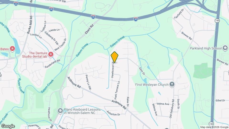 1524 Hawkcrest Ln Mapa y Detalles de la Ubicación