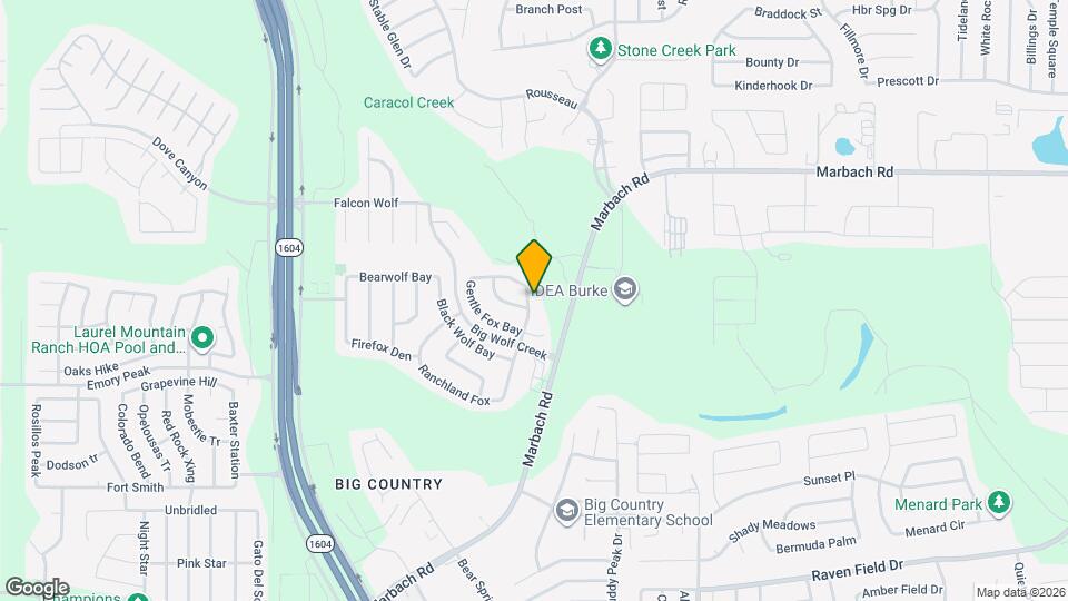 1854 Gray Fox Creek Map and Location Details