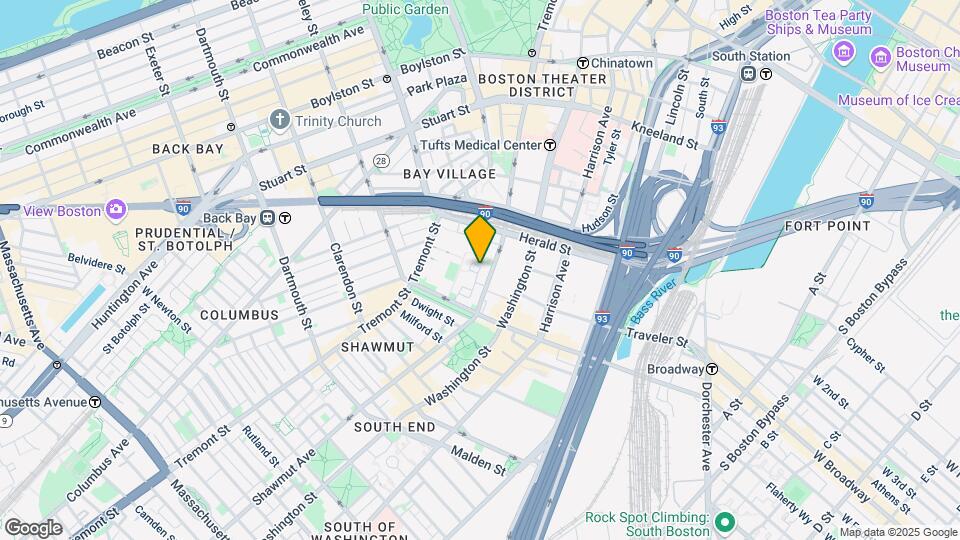 1661 Washington St Map and Location Details