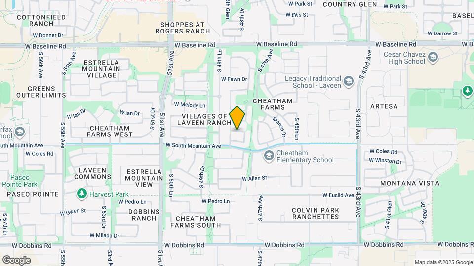 4805 W Alicia Dr Map and Location Details