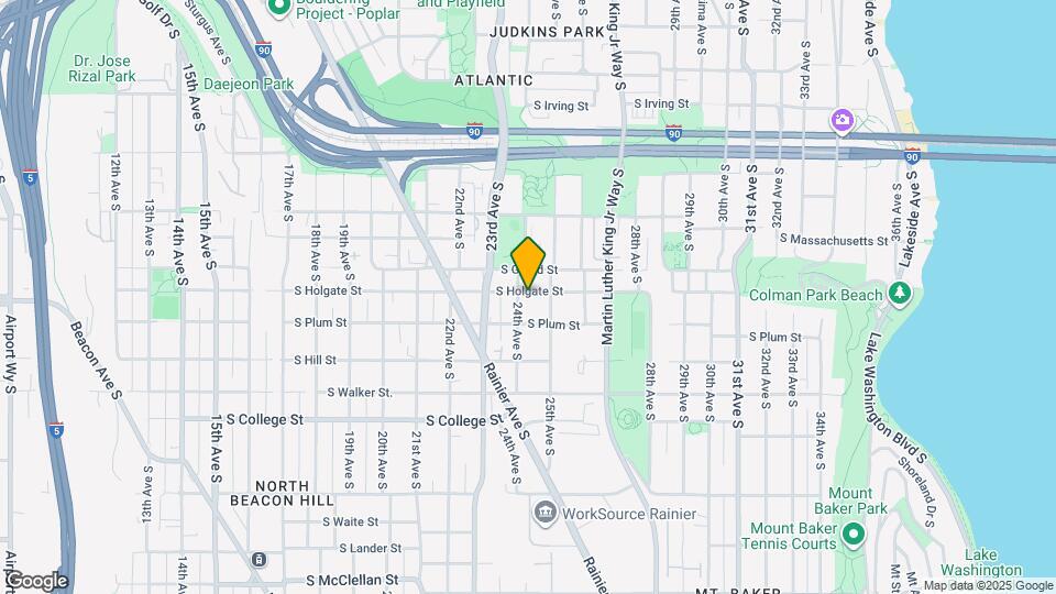 2407 S Holgate St Map and Location Details