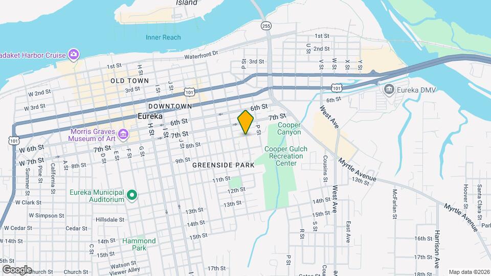 804 O St Mapa y Detalles de la Ubicación