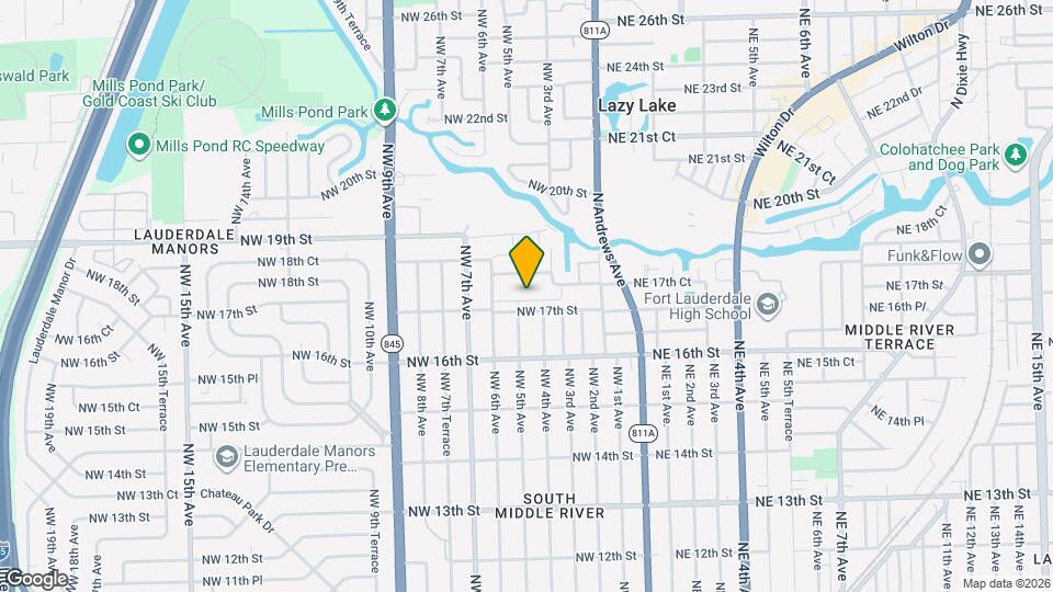 511 NW 17th St Map and Location Details