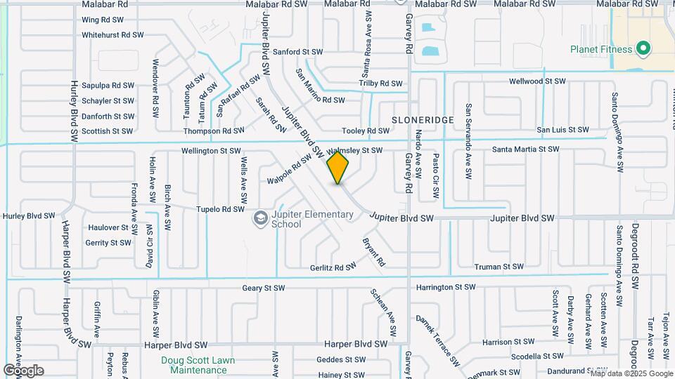 2098 Jupiter Blvd SW Map and Location Details