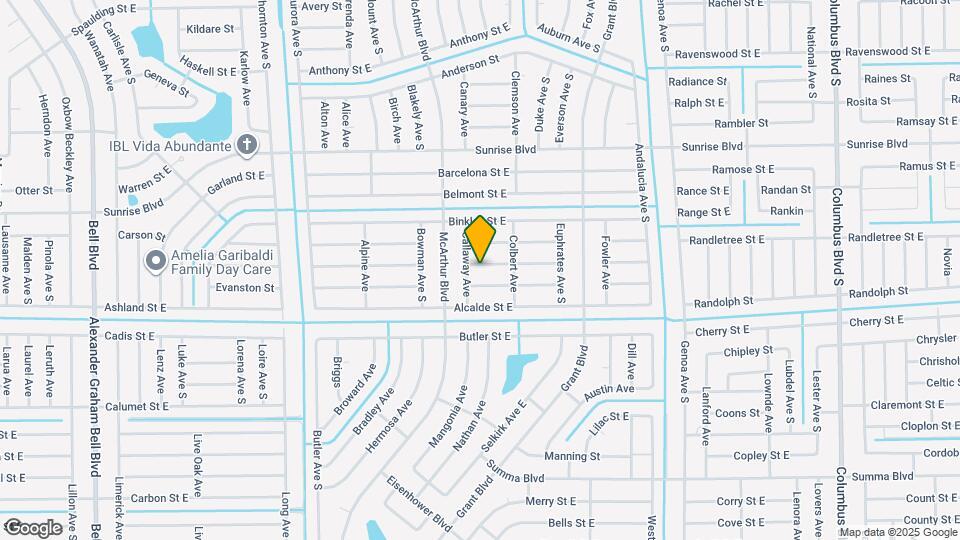 1018 Card St E Map and Location Details