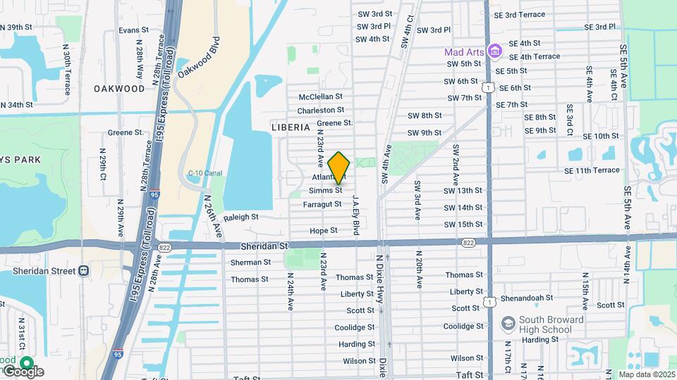 2247 Simms St Map and Location Details