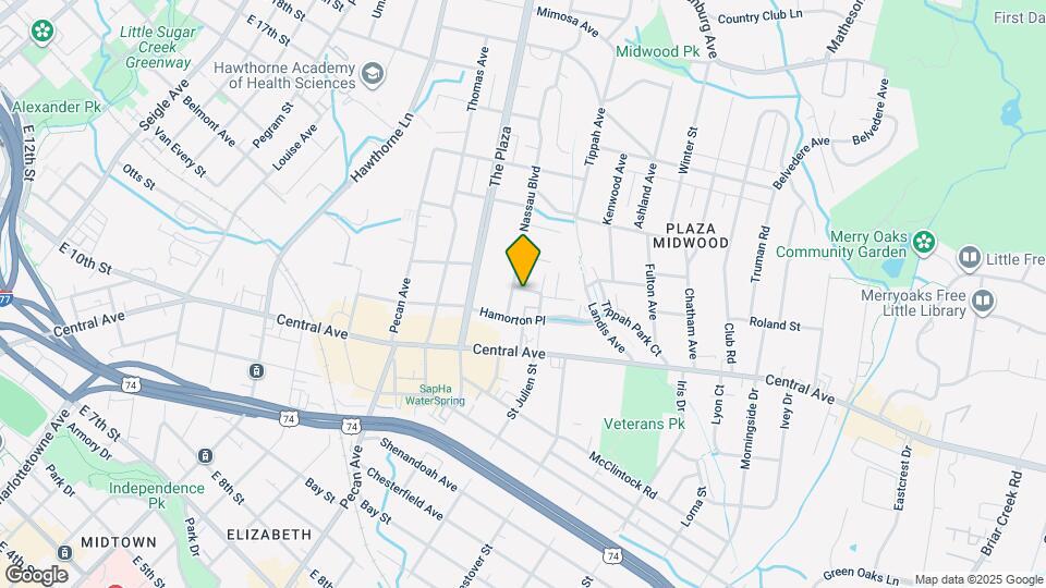 1800 Hall Ave Map and Location Details