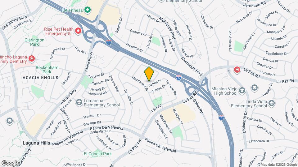 25621 Califia Dr Map and Location Details