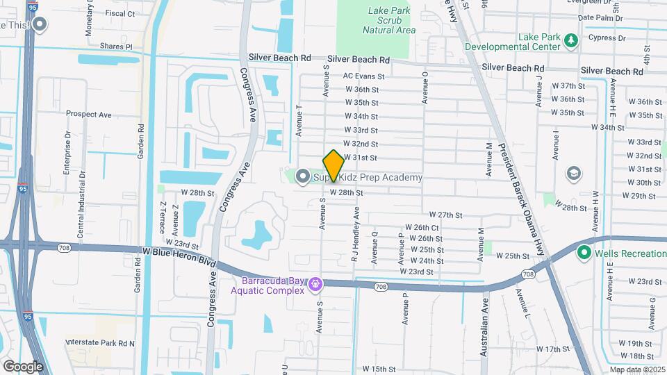 1564 W 28th St Map and Location Details